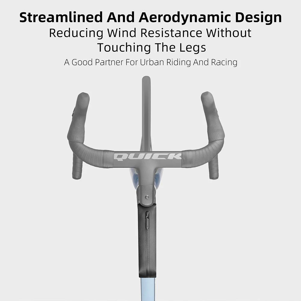 Rhinowalk Rahmentasche 1,0 Liter - wasserdicht schwarz für Oberrohr mit Verschraubung