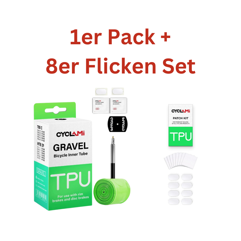 Cyclami Ultraleicht Schlauch 700x32/47c Sclaverand-Ventil 65mm - TPU für Gravelbikes