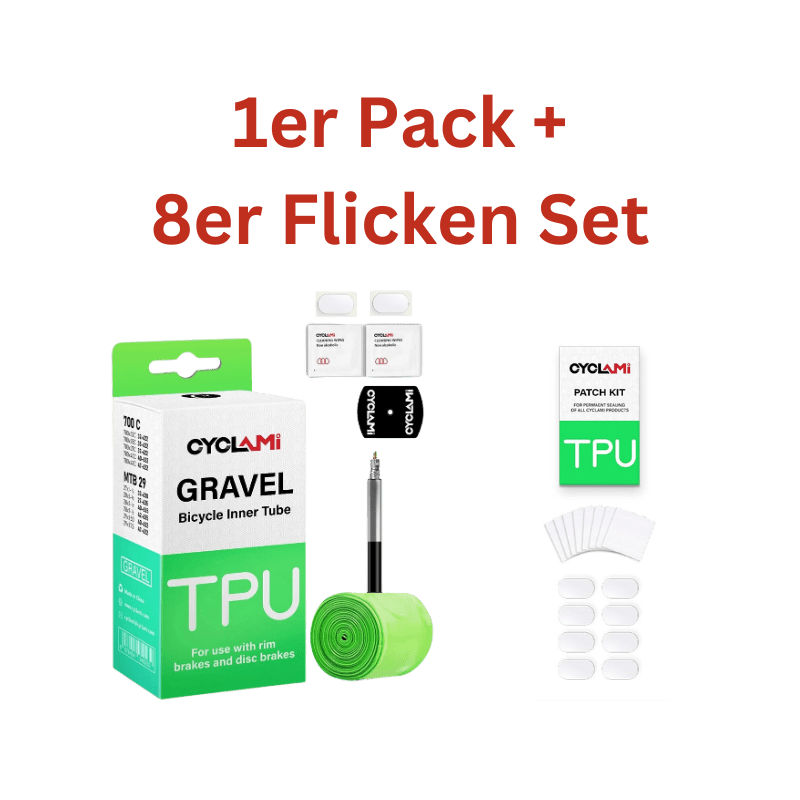 Cyclami Ultraleicht Schlauch 700x32/47c – Sclaverand 65 mm – TPU für Gravelbikes