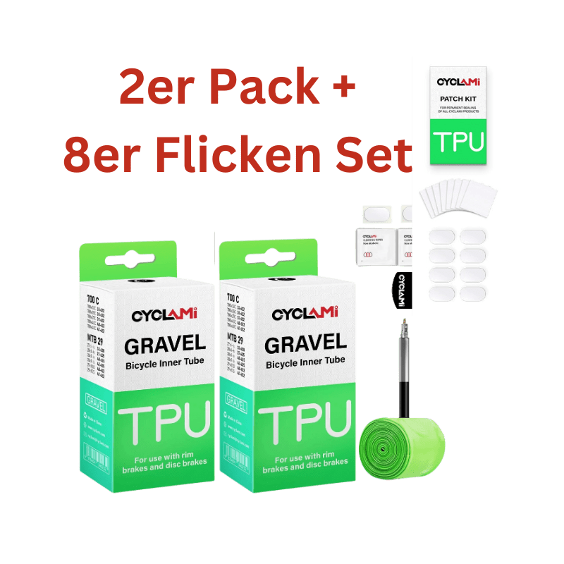 Cyclami Ultraleicht Schlauch 700x32/47c – Sclaverand 65 mm – TPU für Gravelbikes