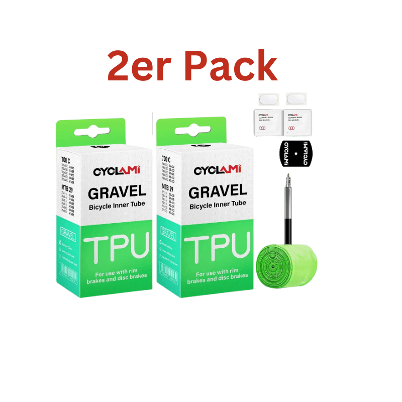 Cyclami Ultraleicht Schlauch 700x32/47c – Sclaverand 65 mm – TPU für Gravelbikes
