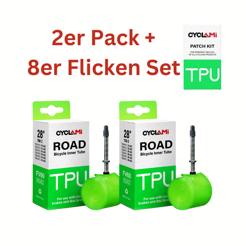 Cyclami Ultraleicht Schlauch 700x18/32c Sclaverand-Ventil 60mm - TPU