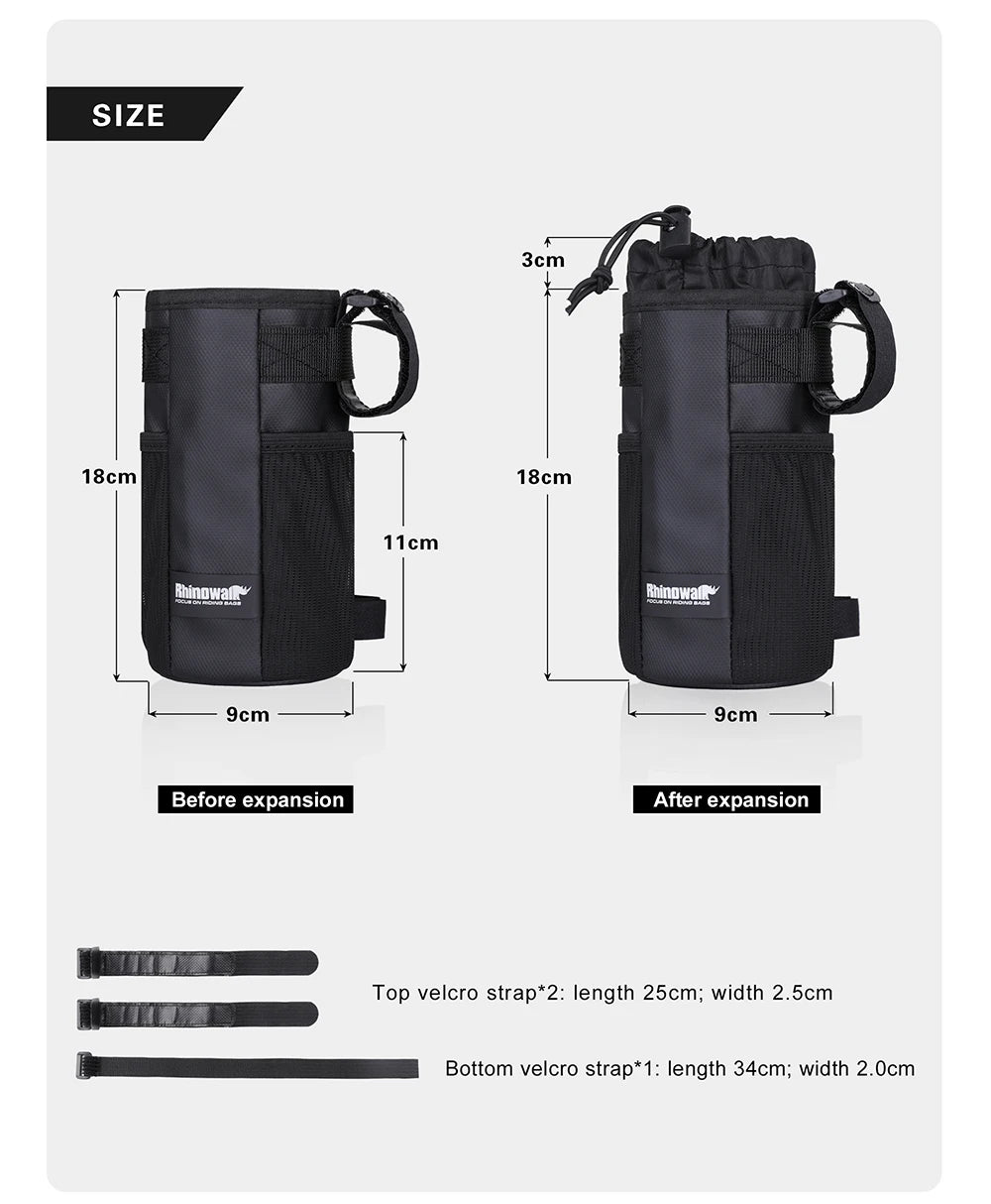 Rhinowalk Pouch Bag - Flaschen- oder Futtertasche für den Lenker