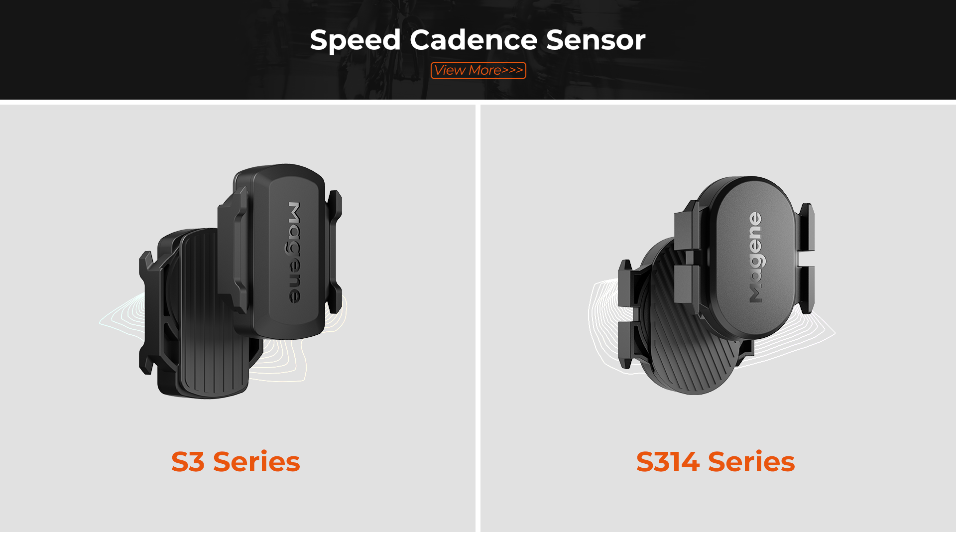 Magene S314 Geschwindigkeits- und Trittfrequenz Sensor (ANT+ & Bluetooth)