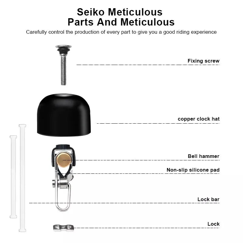 riderace Rennrad- und Gravelbike Retro Klingel