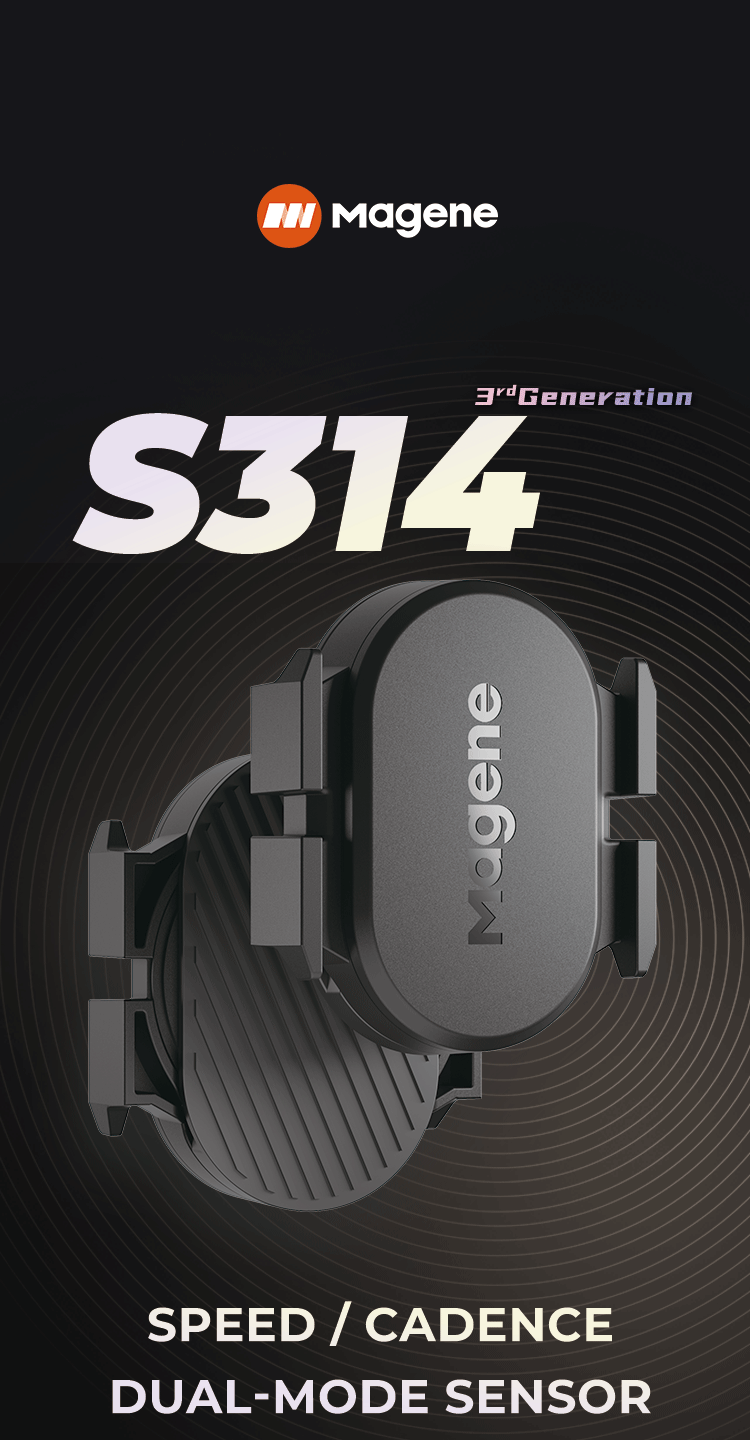Magene S314 Geschwindigkeits- und Trittfrequenz Sensor (ANT+ & Bluetooth)
