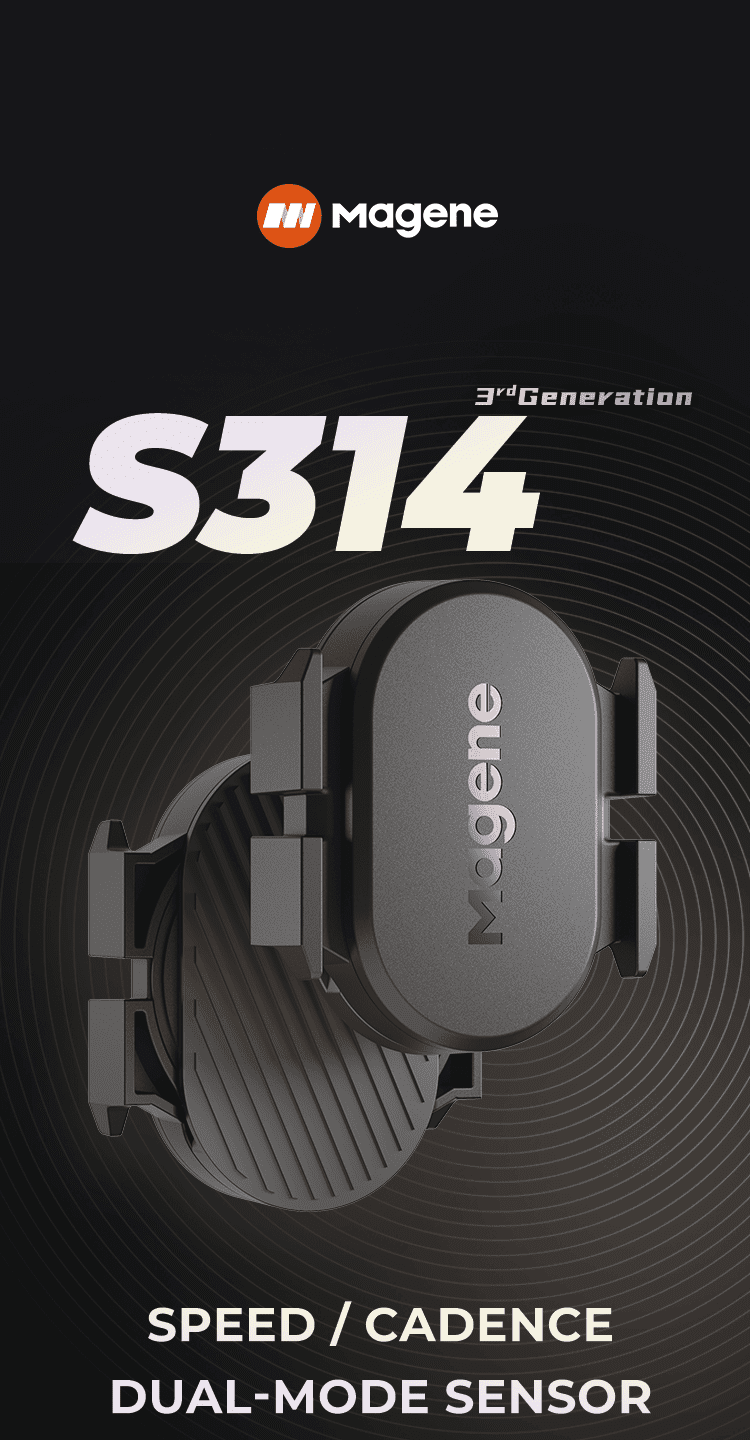 Magene S314 Geschwindigkeits- und Trittfrequenz Sensor (ANT+ & Bluetooth)