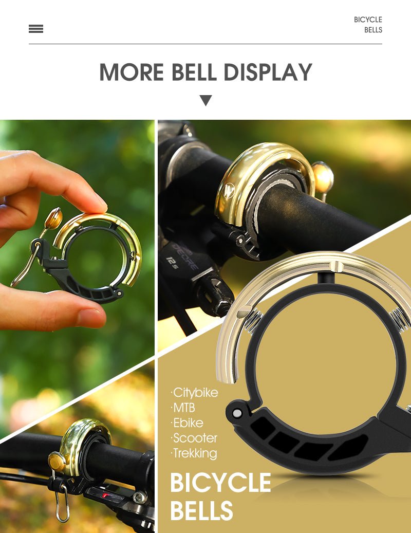 WEST BIKING Retro Klingel