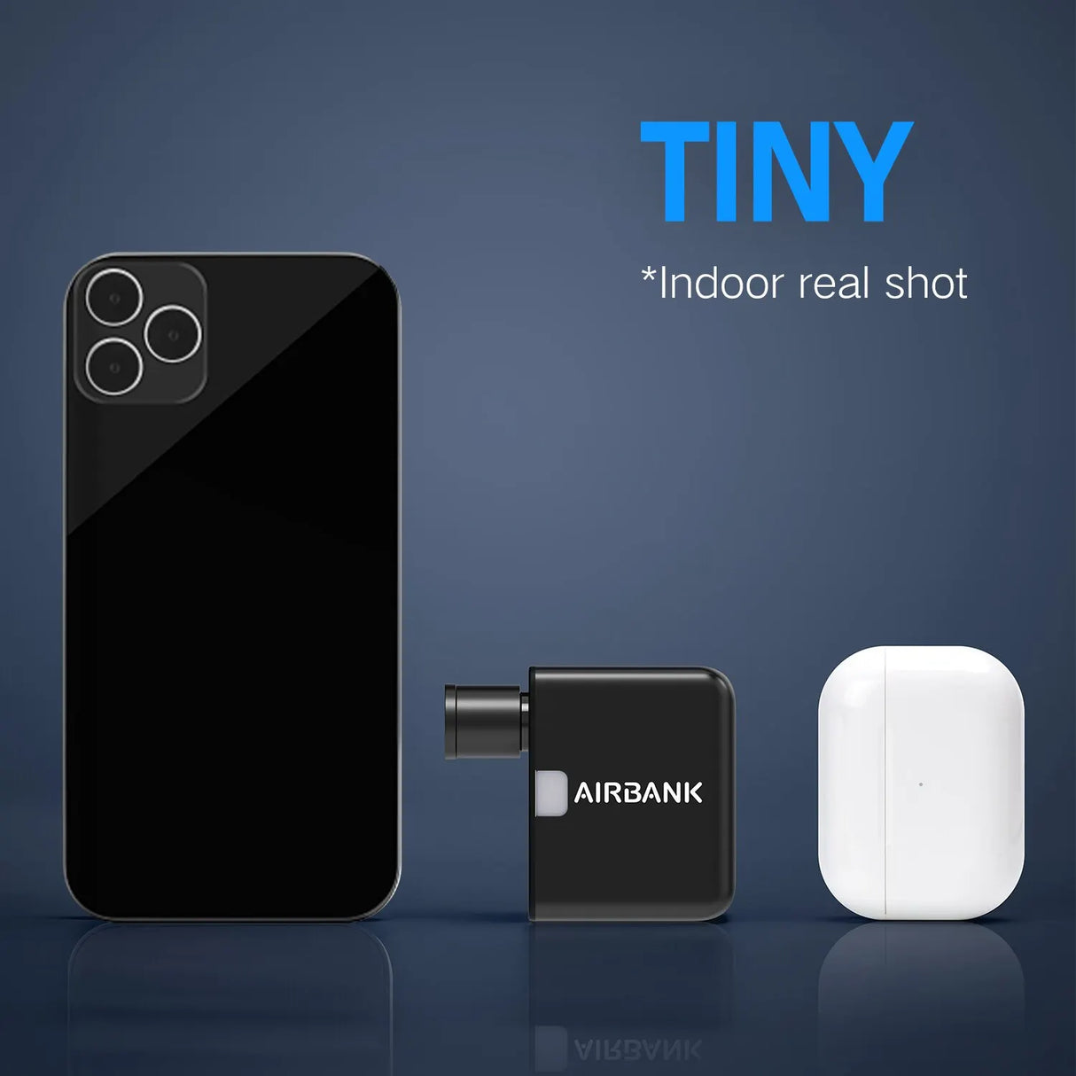 AIRBANK - akku-betriebene Taschen-Luftpumpe für Rennrad und Gravelbike mit bis zu 7 bar Leistung