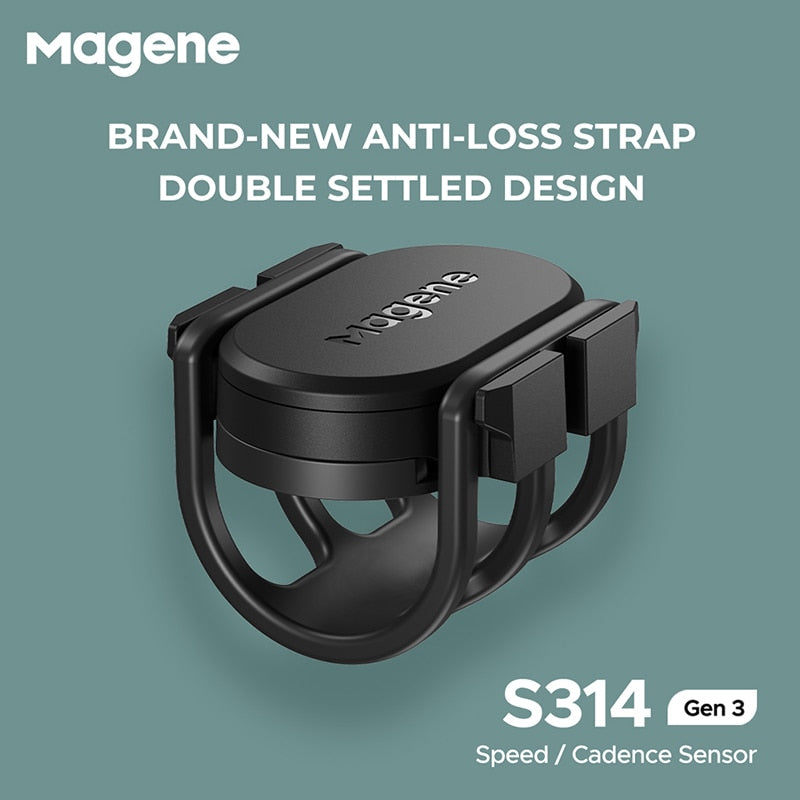 Magene S314 Geschwindigkeits- und Trittfrequenz Sensor (ANT+ & Bluetooth)