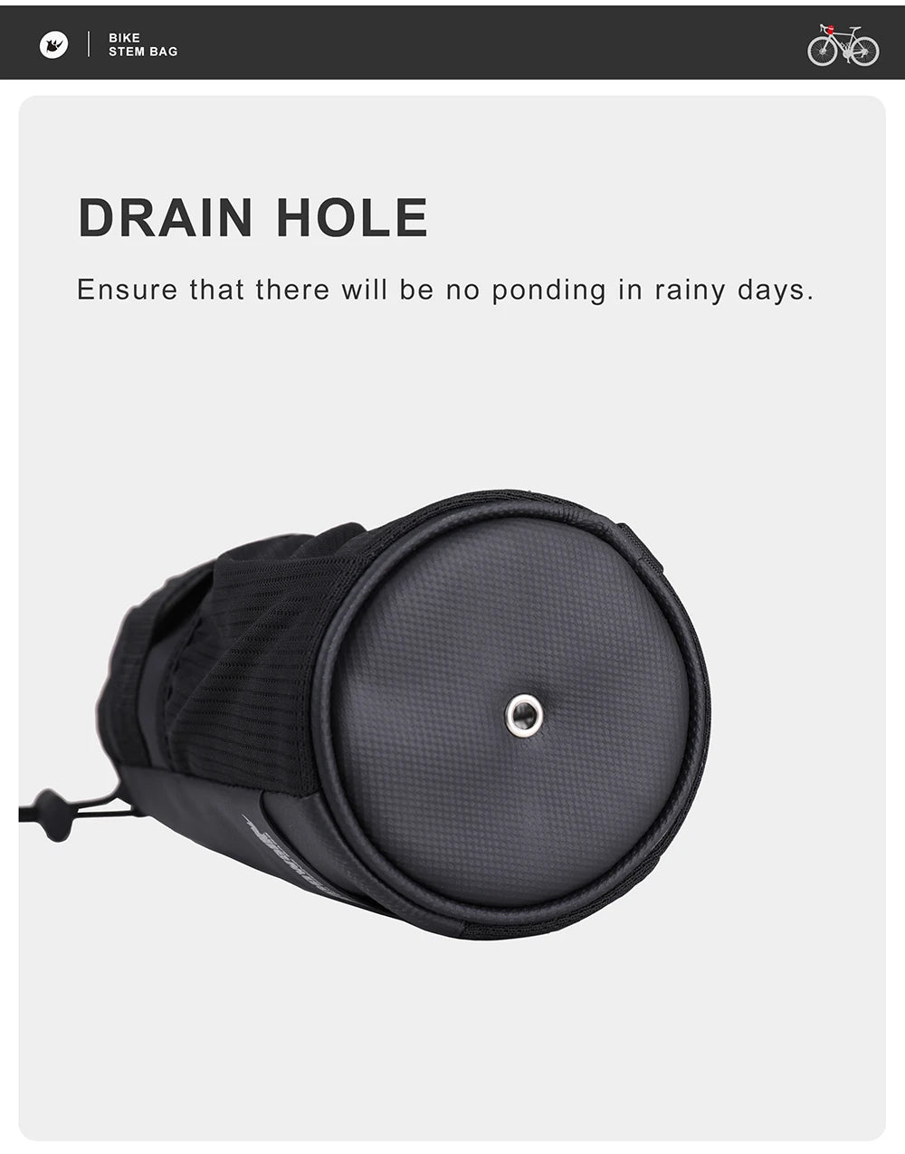 Rhinowalk Pouch Bag - Flaschen- oder Futtertasche für den Lenker