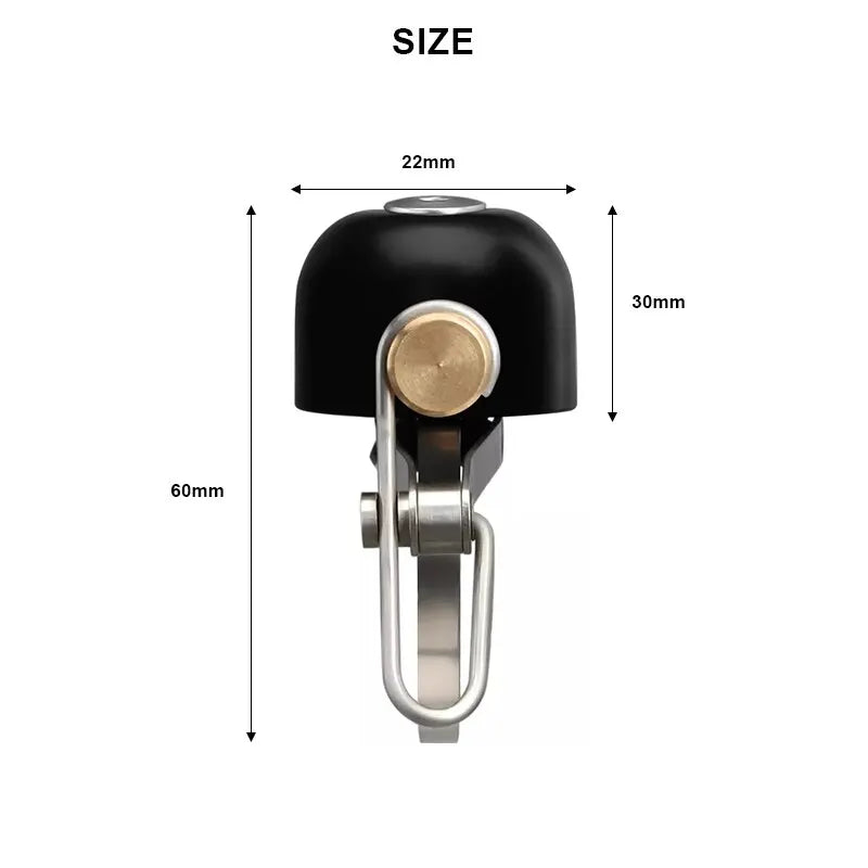 riderace Rennrad- und Gravelbike Retro Klingel