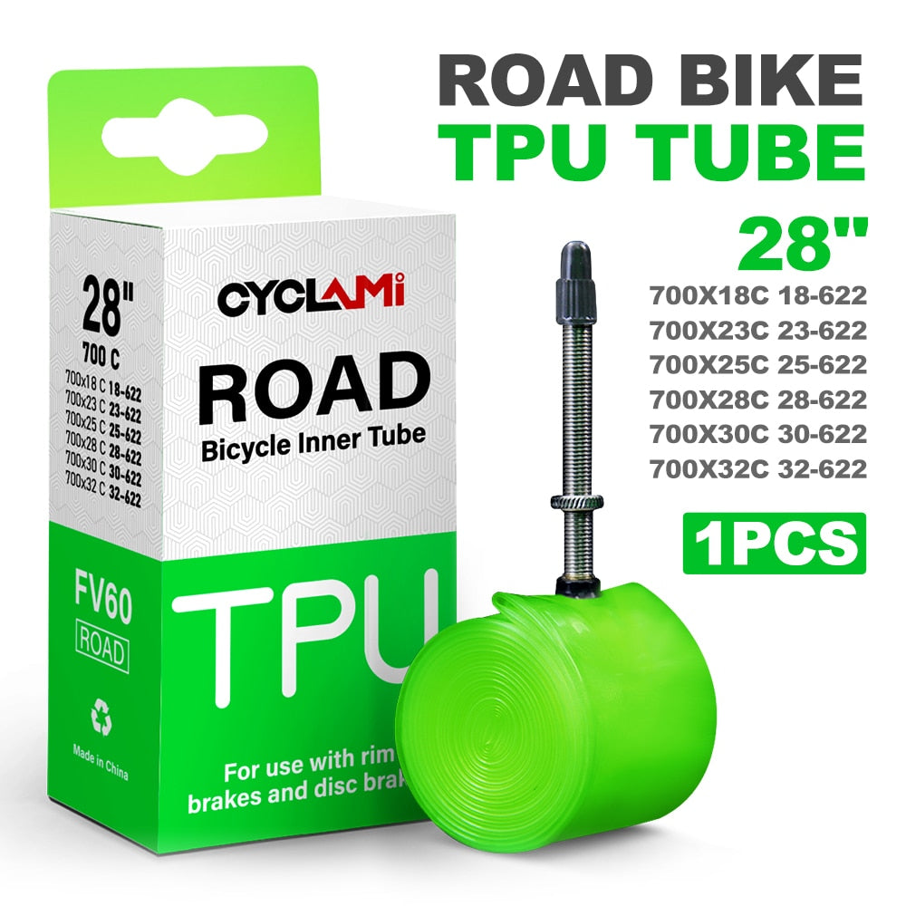 Cyclami Ultraleicht Schlauch 700x18/32c Sclaverand-Ventil 80mm - TPU