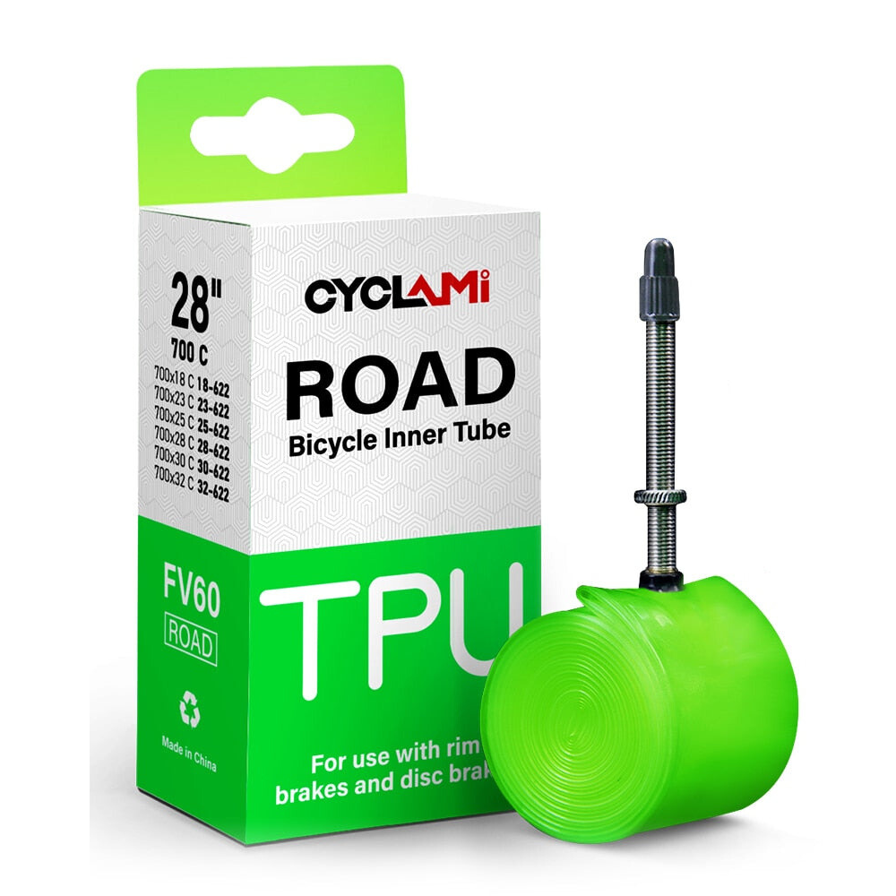 Cyclami Ultraleicht Schlauch 700x18/32c Sclaverand-Ventil 60mm - TPU