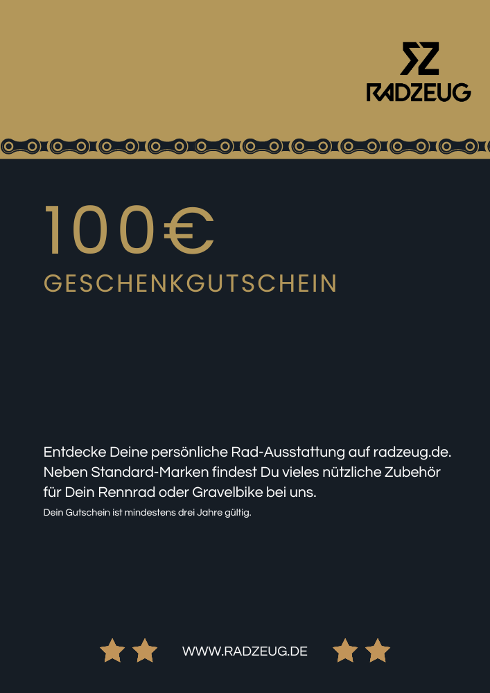 radzeug Geschenkgutschein