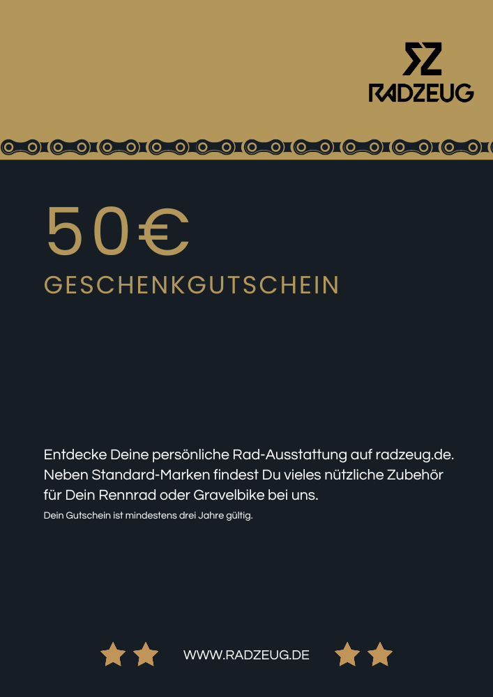 radzeug Geschenkgutschein