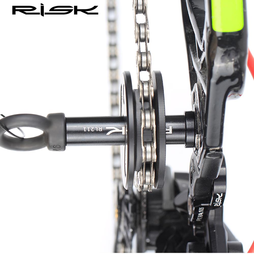 2 IN 1 Bike Chain Clean Keeper Tool Quick Release Lever For Barrel 12mm Bucket Shaft Bicycle Chain Oil Tool Washing Holder