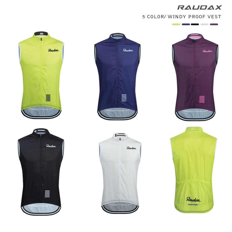 Raudax Windweste - winddicht, wasserabweisend und reflektierend