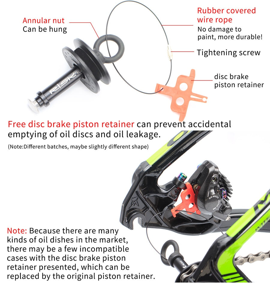 2 IN 1 Bike Chain Clean Keeper Tool Quick Release Lever For Barrel 12mm Bucket Shaft Bicycle Chain Oil Tool Washing Holder