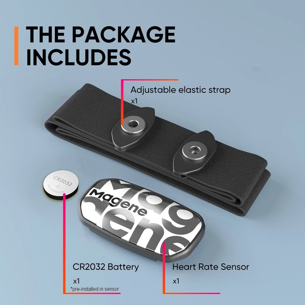 Magene H603 Herzfrequenz-Sensor | ECG-Brustgurt mit Split-Strap & Farboptionen