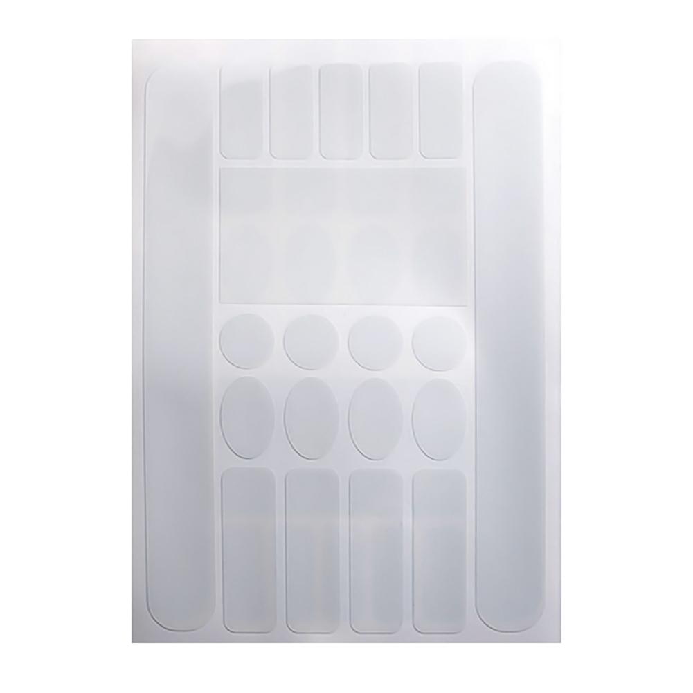 Fahrradkettenschutz Aufkleber - Kratzschutz für Fahrradrahmen - Typ 1