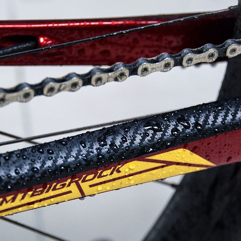 Fahrradkettenschutz Aufkleber - Kratzschutz für Fahrradrahmen - Typ 2