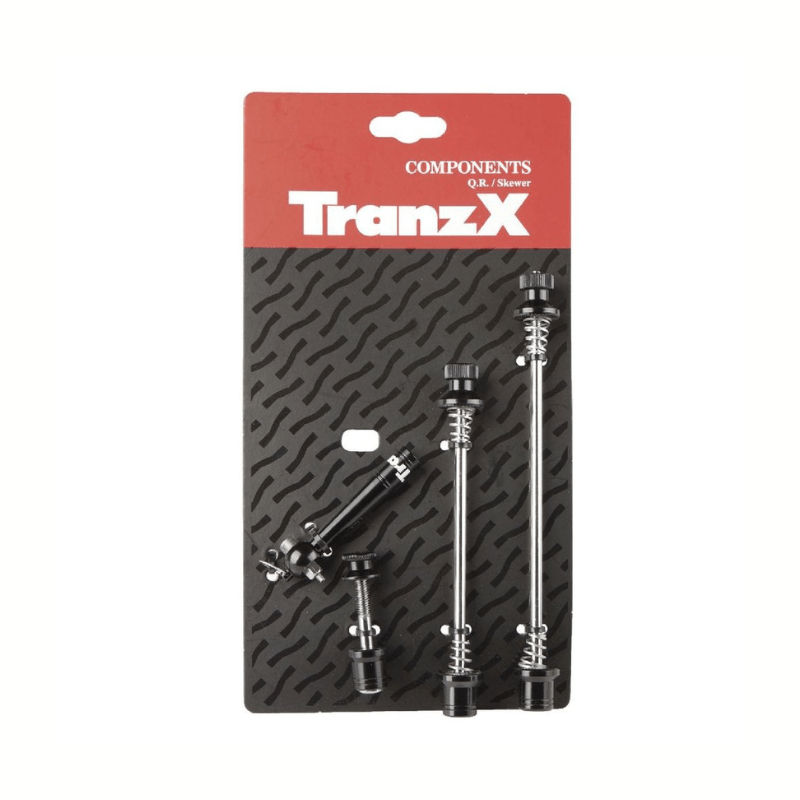 Tranz X Schnellspanner Set mit Spezialschlüssel - silber