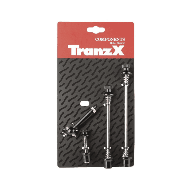 Tranz X Schnellspanner Set mit Spezialschlüssel - silber