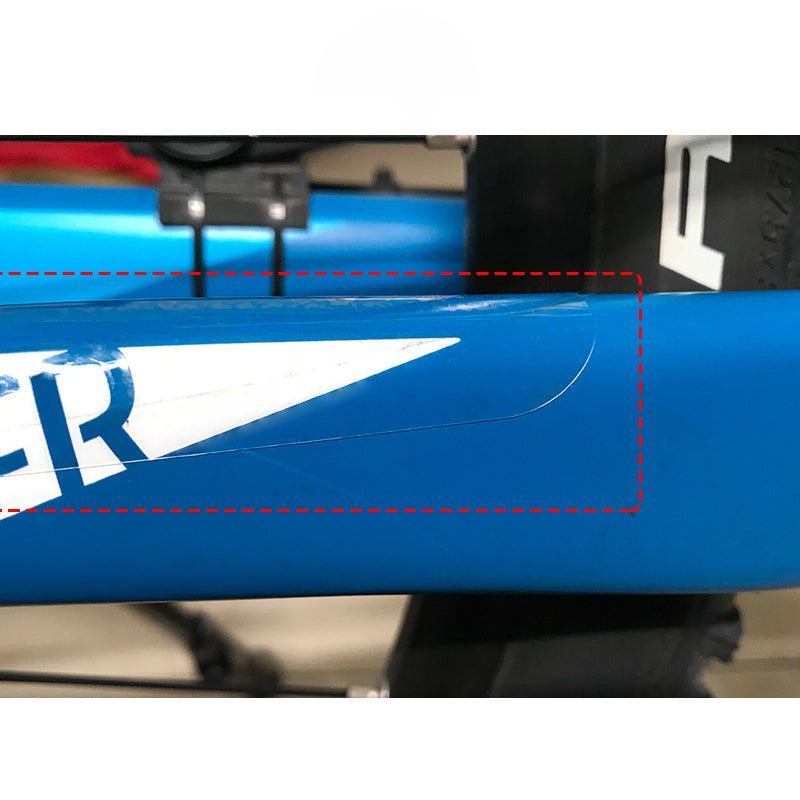 Fahrradkettenschutz Aufkleber - Kratzschutz für Fahrradrahmen - Typ 1