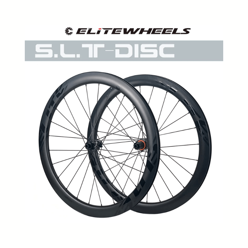 EliteWheels - Carbon-Felgen SLT Laufradsatz 700C x 19mm 28 Zoll