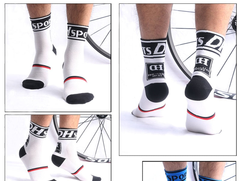 DH-Sports DH-01 Fahrrad-Socken für Männer oder Frauen - atmungsaktiv
