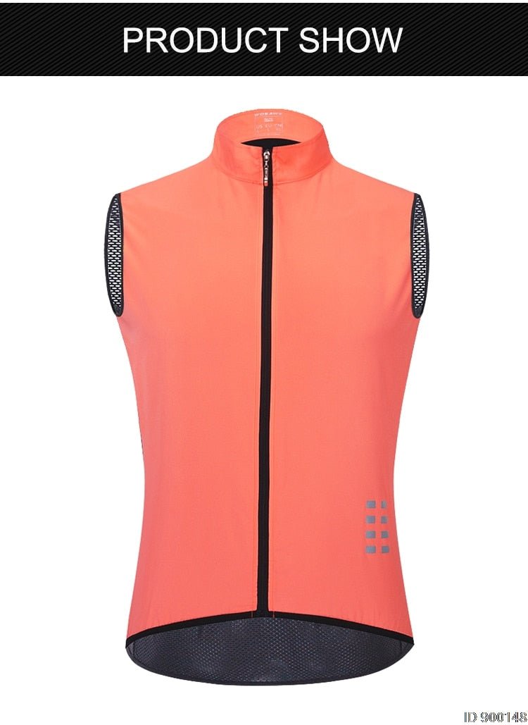 WOSAWE Windweste - Reflektierend, winddicht und wasserabweisend