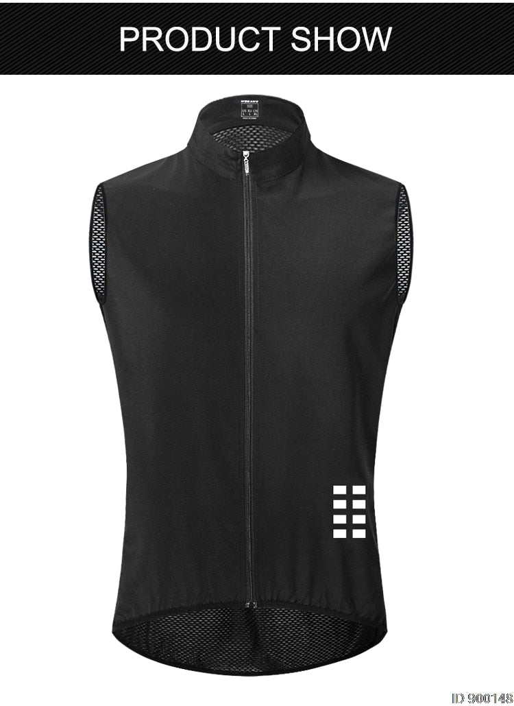 WOSAWE Windweste - Reflektierend, winddicht und wasserabweisend