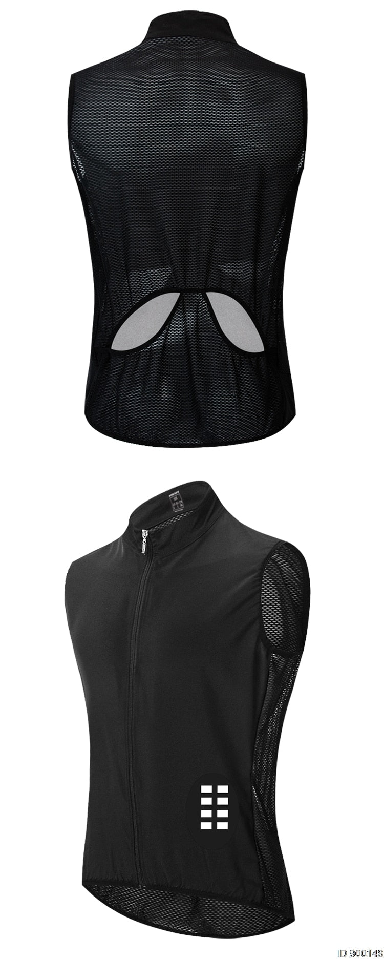 WOSAWE Windweste - Reflektierend, winddicht und wasserabweisend