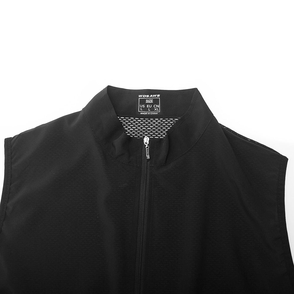 WOSAWE Windweste - Reflektierend, winddicht und wasserabweisend