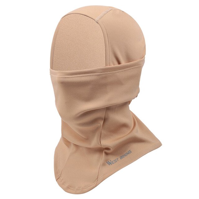WEST BIKING Outdoor Sports Fleece Headband Women Men Winter Elastic Warm Face Cover Hood Cap Windproof Hiking Snood Scarf