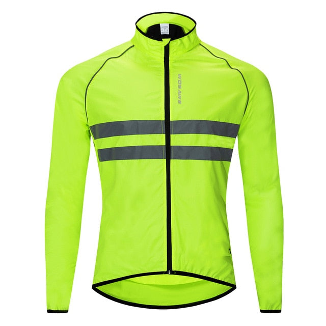 WOSAWE Windjacke - Reflektierend, winddicht und wasserabweisend