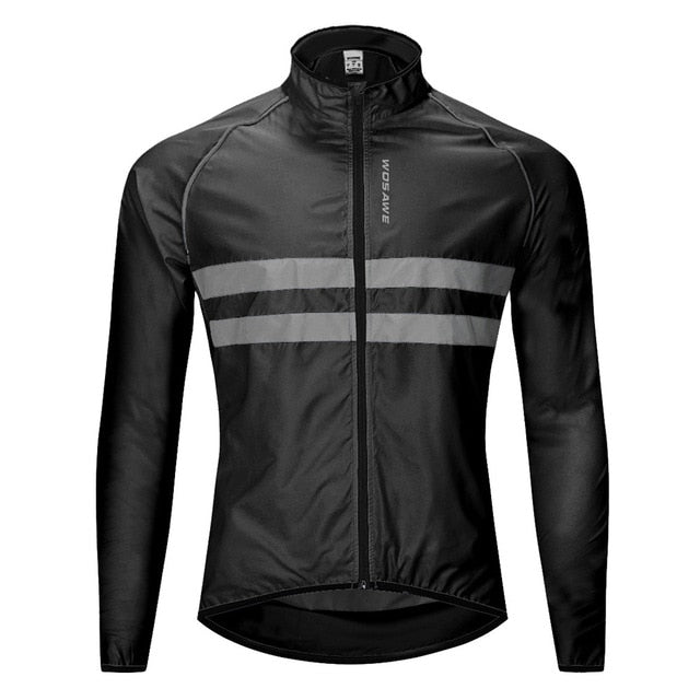 WOSAWE Windjacke - Reflektierend, winddicht und wasserabweisend