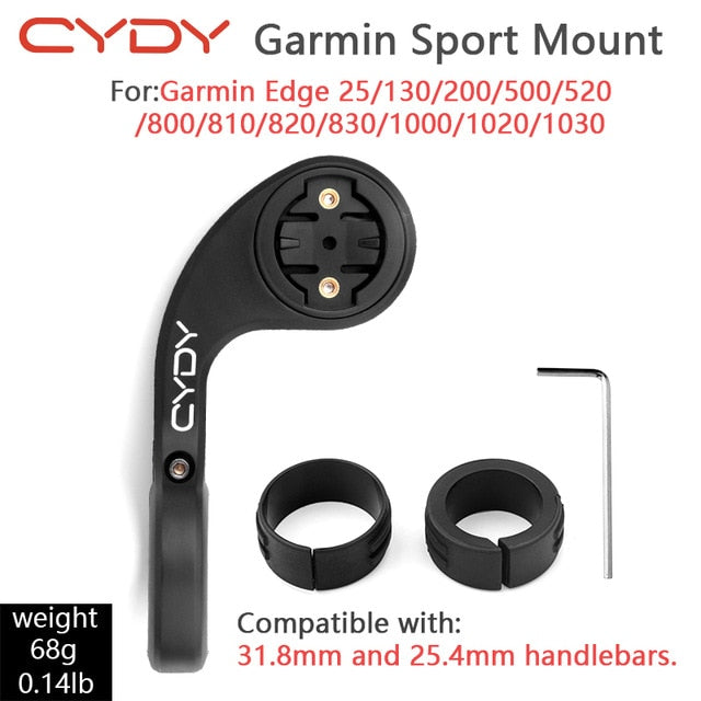 Kunststoff-Halterung für Garmin Edge, Bryton Rider und Wahoo Fahrradcomputer