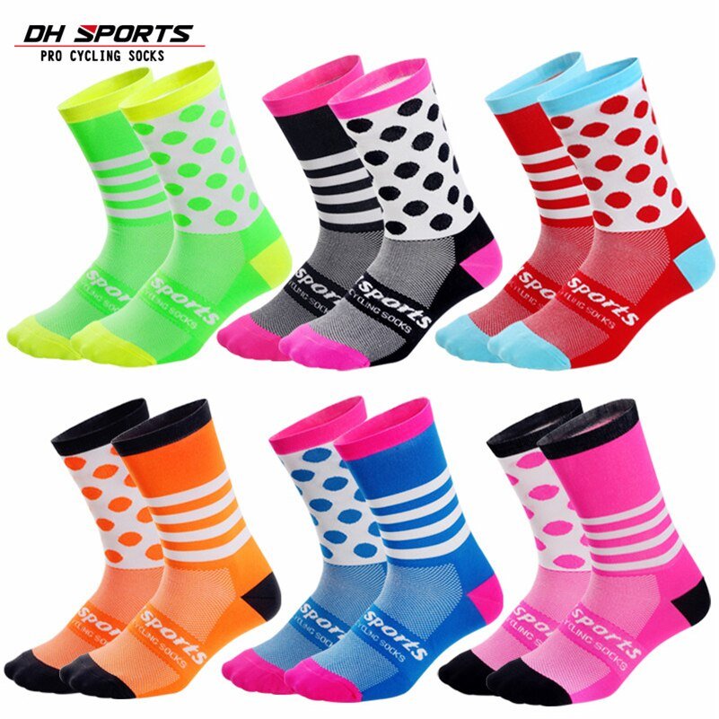 DH-Sports DH-13 Fahrrad-Socken für Männer oder Frauen - atmungsaktiv