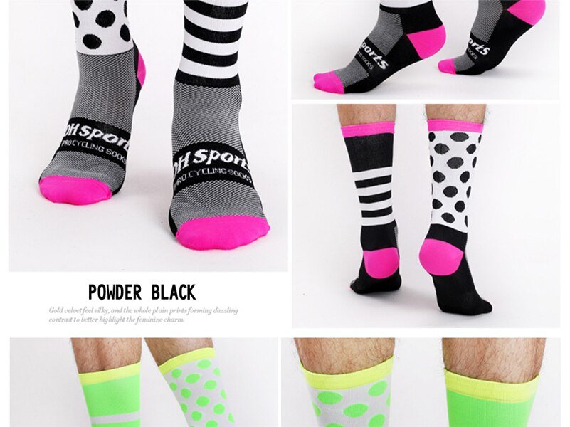 DH-Sports DH-13 Fahrrad-Socken für Männer oder Frauen - atmungsaktiv