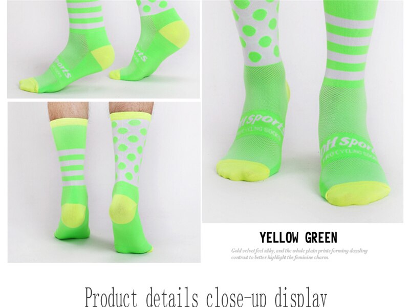 DH-Sports DH-13 Fahrrad-Socken für Männer oder Frauen - atmungsaktiv