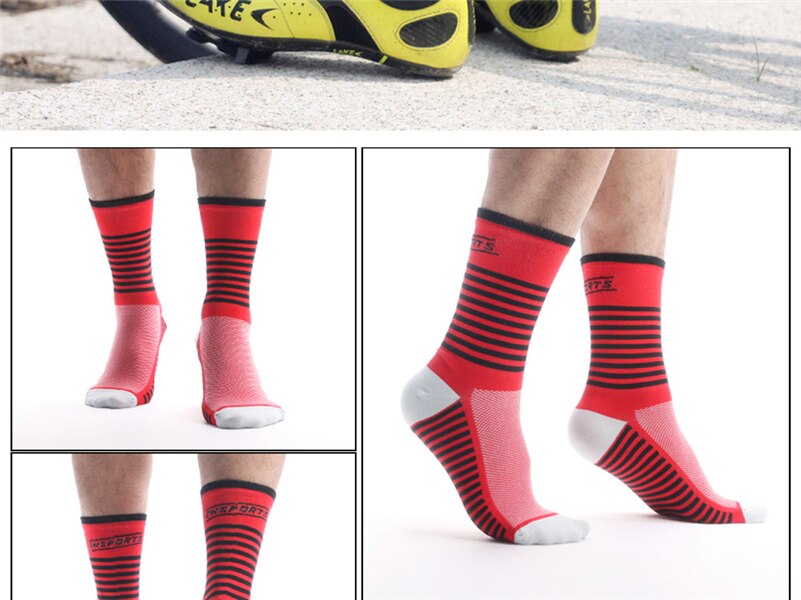 DH-Sports DH-09 Fahrrad-Socken für Männer oder Frauen - atmungsaktiv