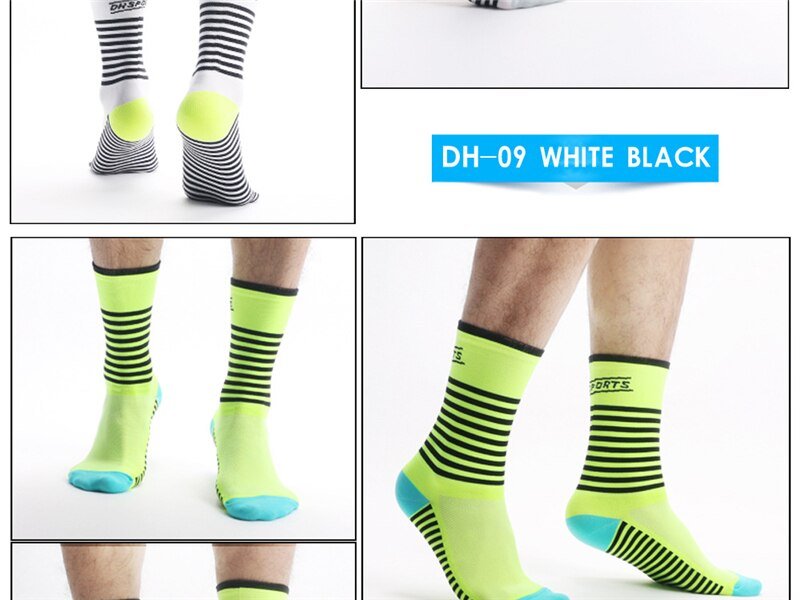 DH-Sports DH-09 Fahrrad-Socken für Männer oder Frauen - atmungsaktiv