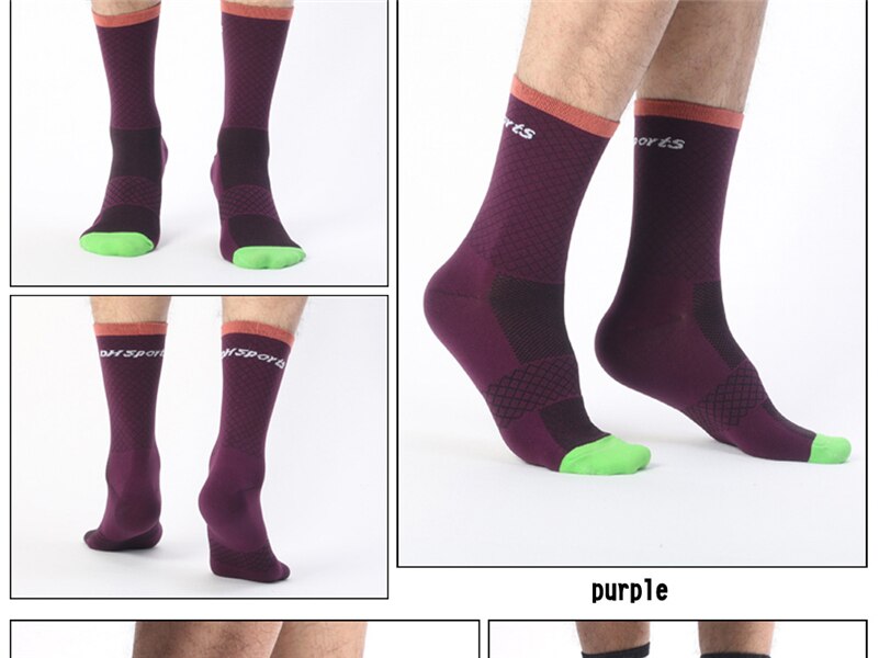 DH-Sports DH-10 Fahrrad-Socken für Männer oder Frauen - atmungsaktiv