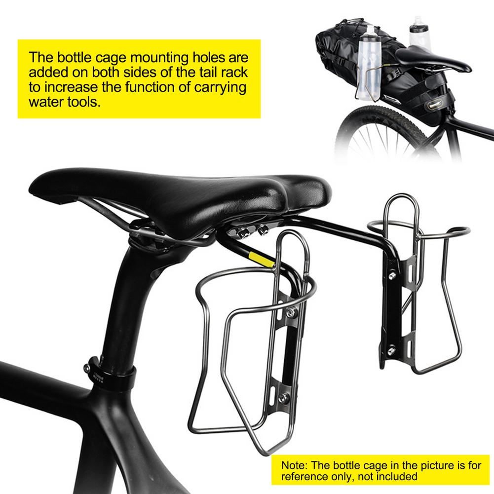 Rhinowalk Flaschenhalter und Taschenstabilisator für Rennrad und Gravelbike für Montage am Sattel