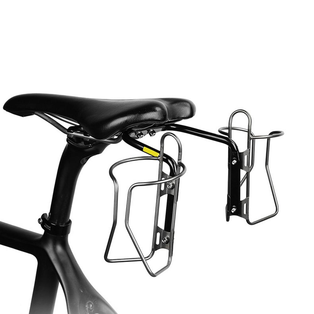 Rhinowalk Flaschenhalter und Taschenstabilisator für Rennrad und Gravelbike für Montage am Sattel