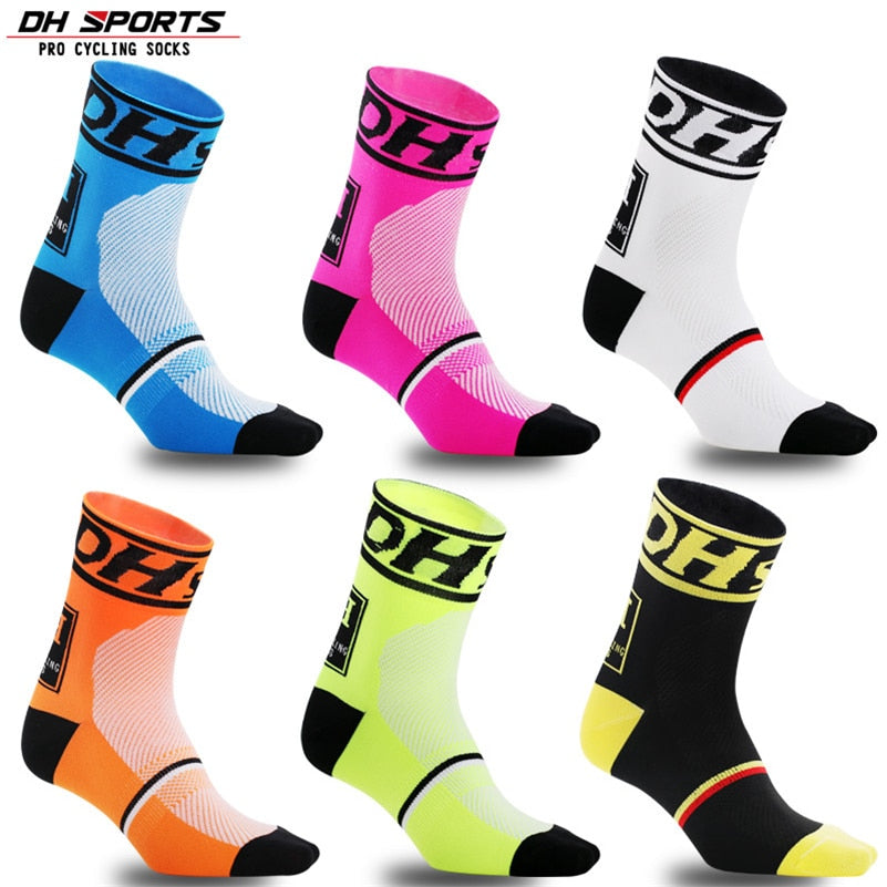 DH-Sports DH-01 Fahrrad-Socken für Männer oder Frauen - atmungsaktiv