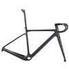 Radzeug - Carbon Fahrradrahmen Gravel mit Lenker und Gabel - Schwarz Matt - 54 cm