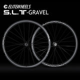 EliteWheels - Carbon-Felgen SLT Gravel Laufradsatz 700C x 24mm 28 Zoll